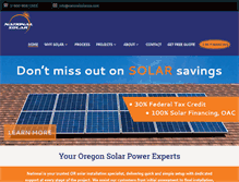 Tablet Screenshot of nationalsolarusa.com
